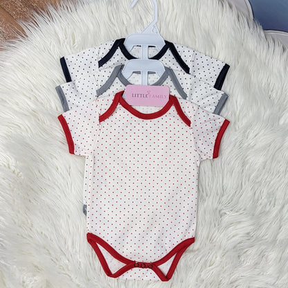 Premium Baby Bodysuits – Pack of 3