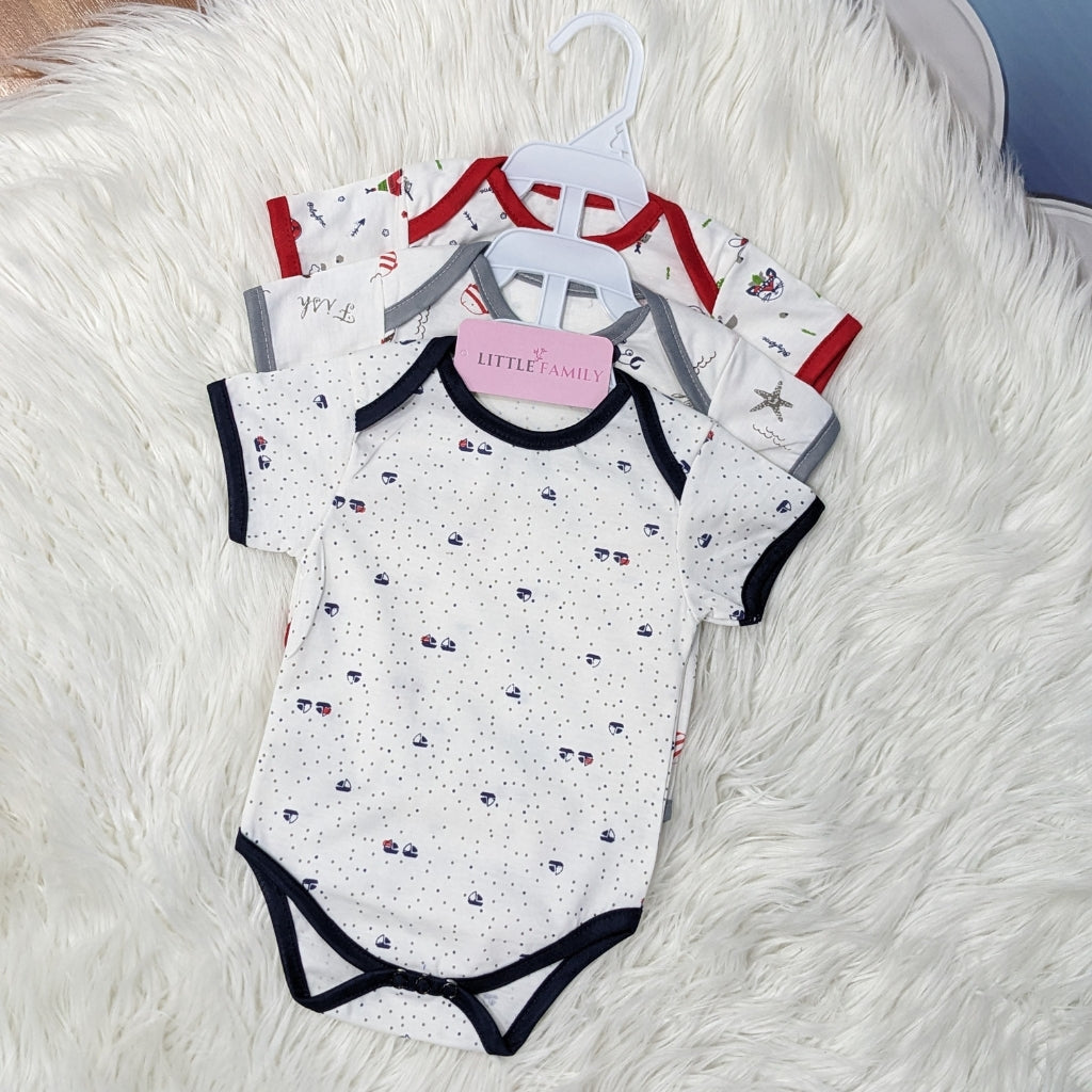 Premium Baby Bodysuits – Pack of 3
