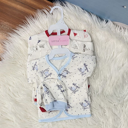 Newborn 3-Piece Cotton Outfit Set – Pack of 3