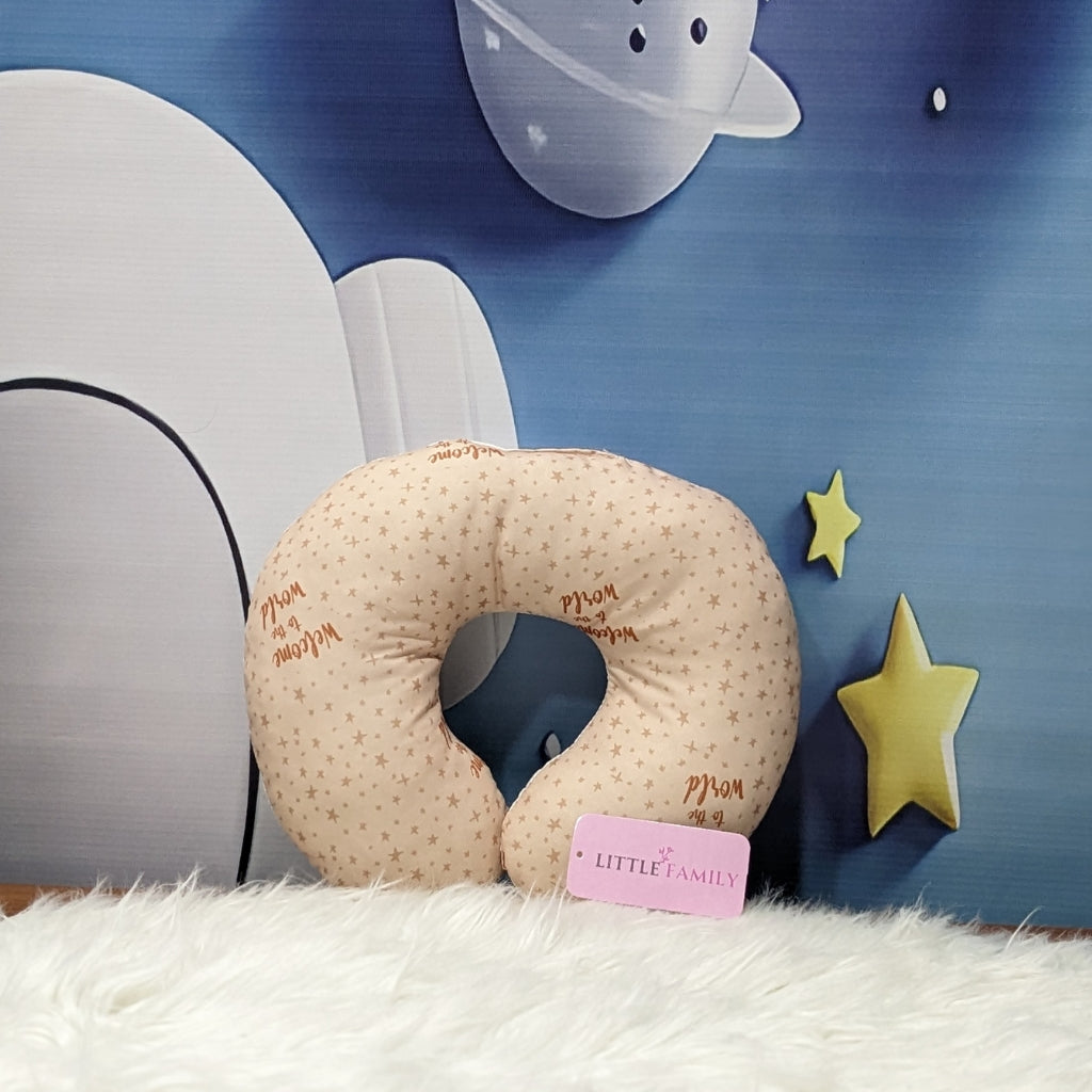 "Welcome to the World" Theme Baby Bedding Set -  9 Pieces | Brown