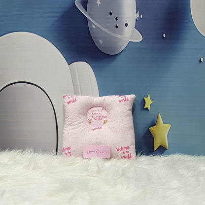 "Welcome to the World" Theme Baby Bedding Set -  9 Pieces | Pink